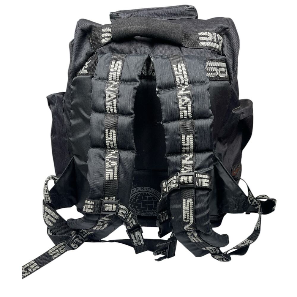 Vintage 90s Senate Travel Gear Backpack Global Destruction Inline Skate Bag - Picture 3 of 11